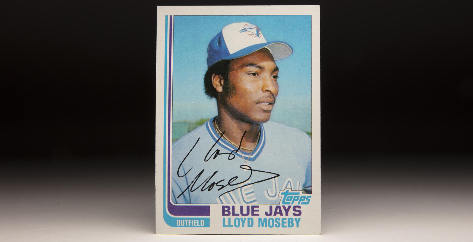 CardCorner: 1982 Topps Lloyd Moseby | Baseball Hall of Fame